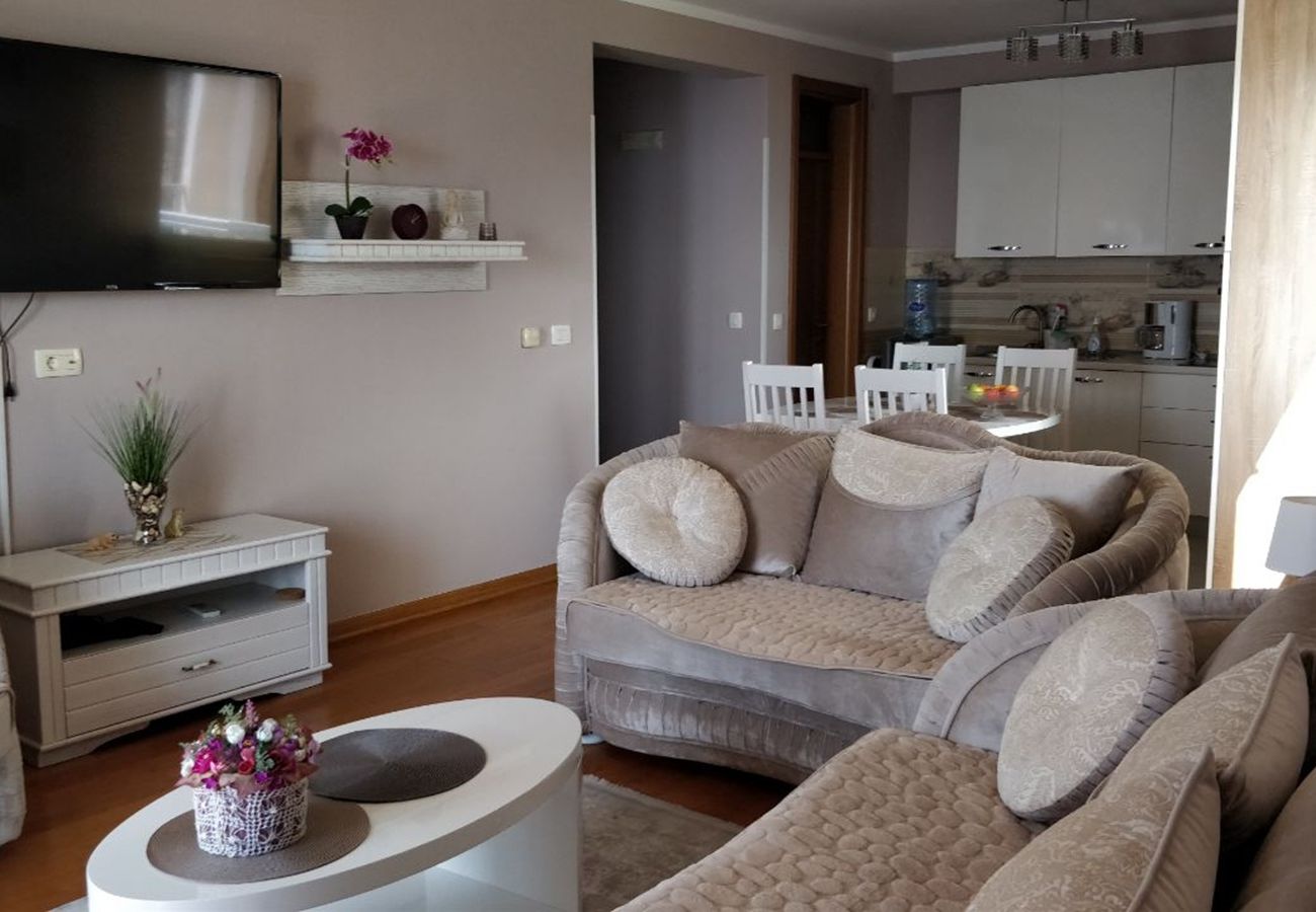 Apartment in Dobra Voda - Apartment Clara with Pool in Dobra Voda